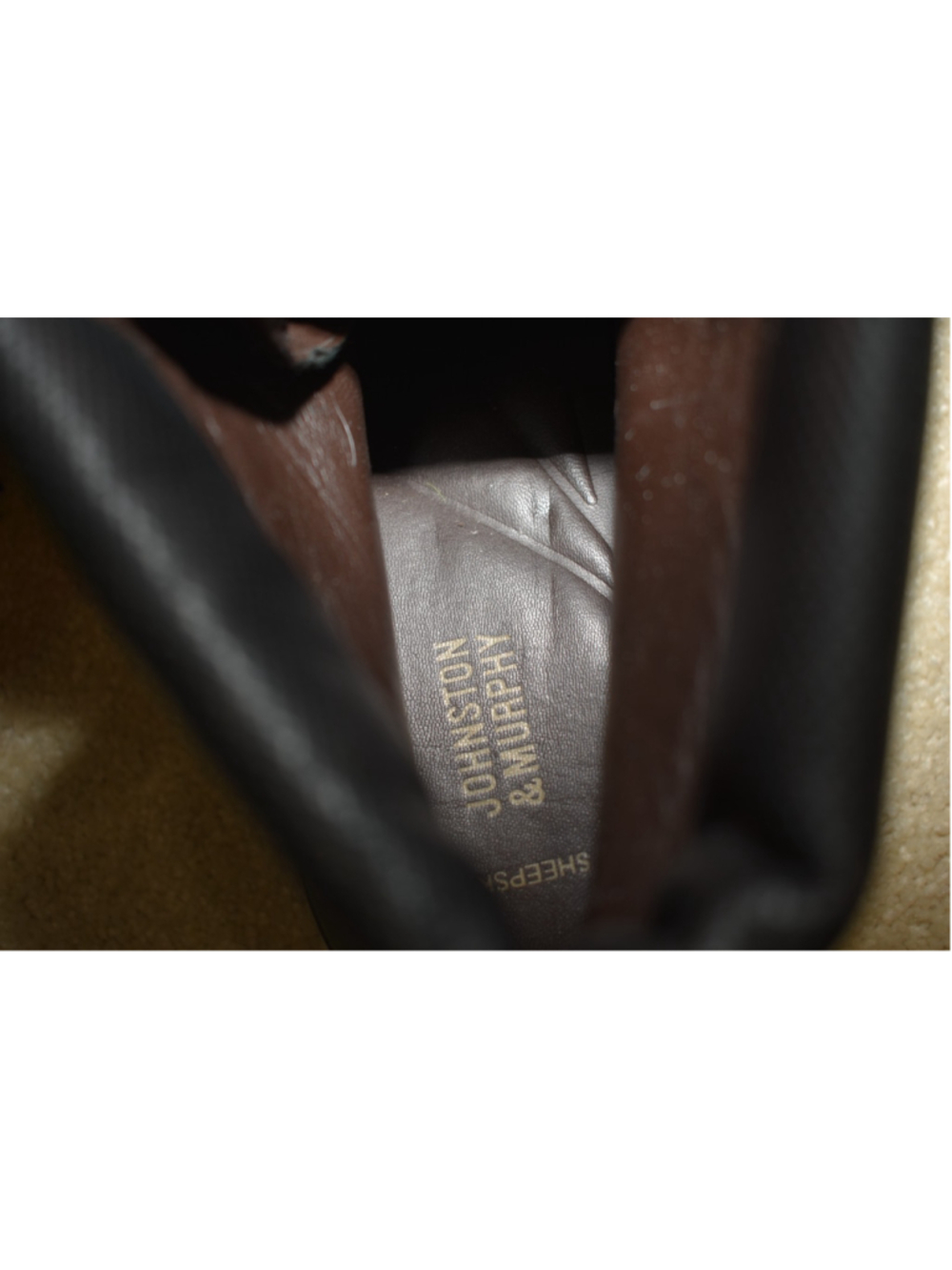 JOHNSTON & MURPHY "SHEEPSKIN" BOOTS 11 M $275 - Picture 8 of 8